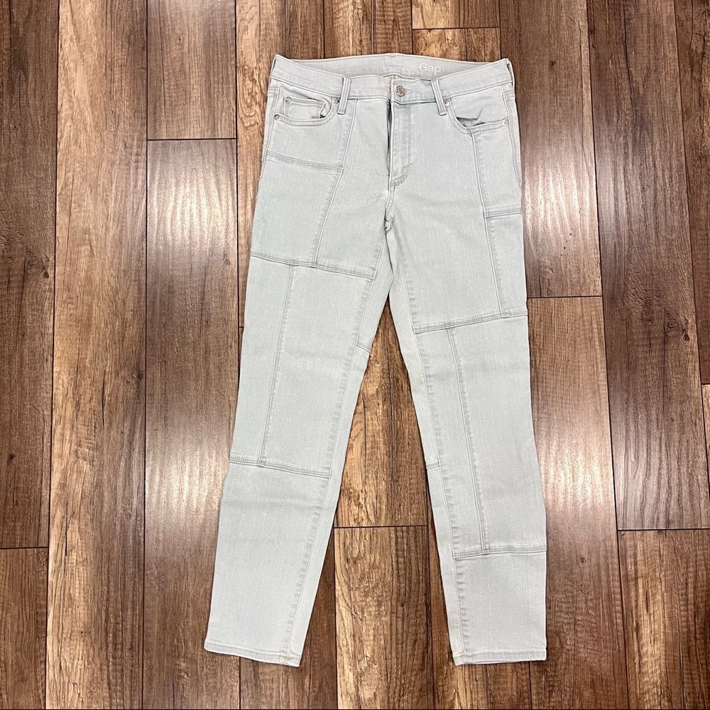 Gap patchwork jeans